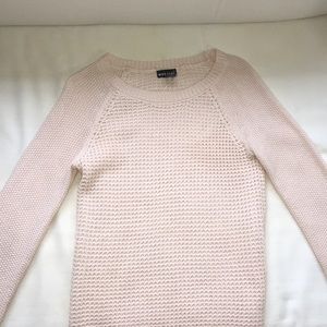 Peach knit sweater